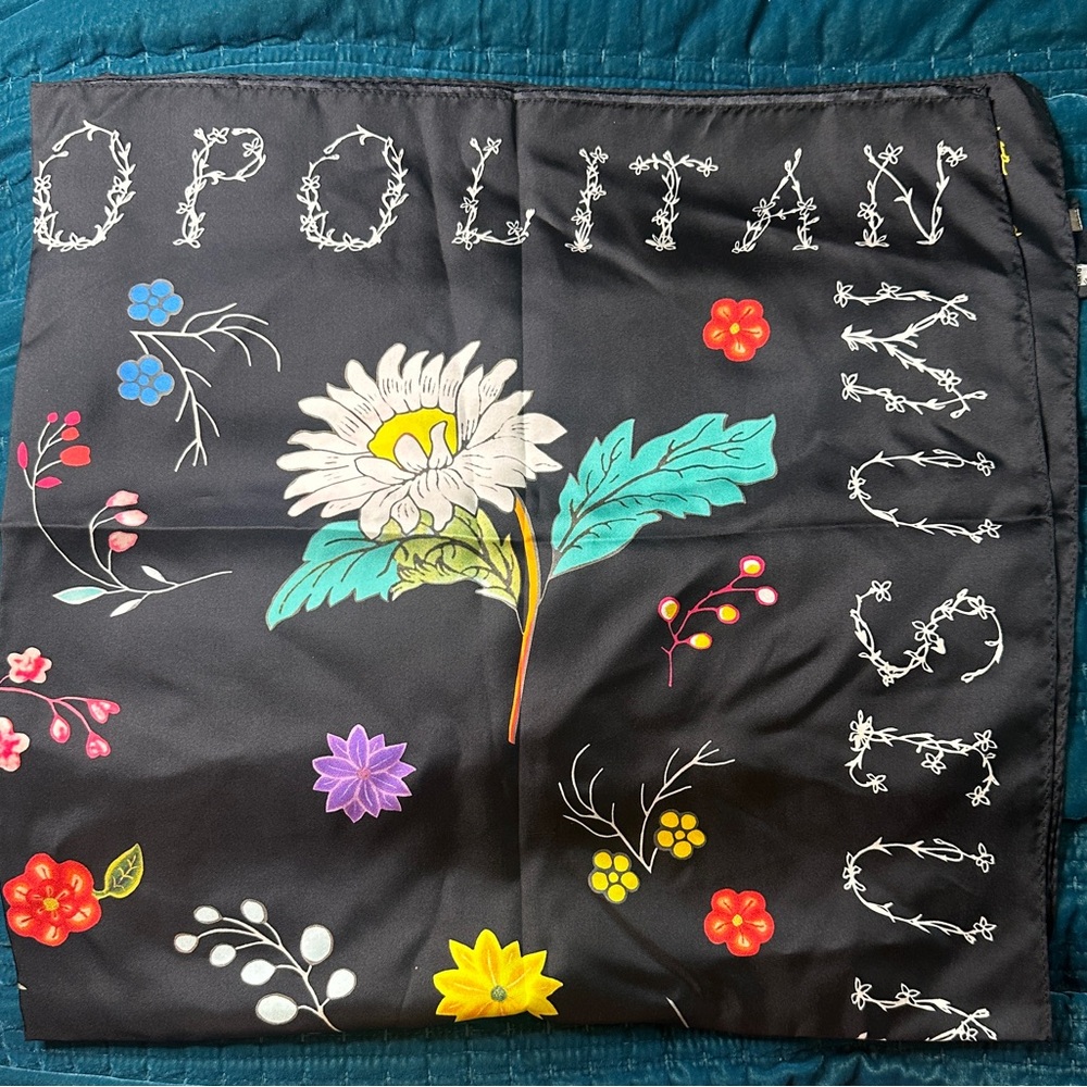 Metropolitan Museum Of Art British Floral Scarf